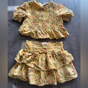 2T 2 piece floral set